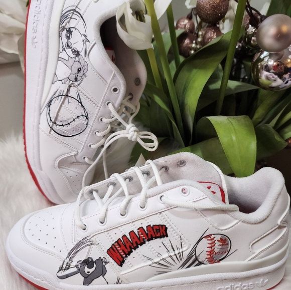 Adidas Disney Pixar x Forum Low 'Lotso & Friends'  Size:Mens8.5/Women9.5 new - Picture 2 of 11
